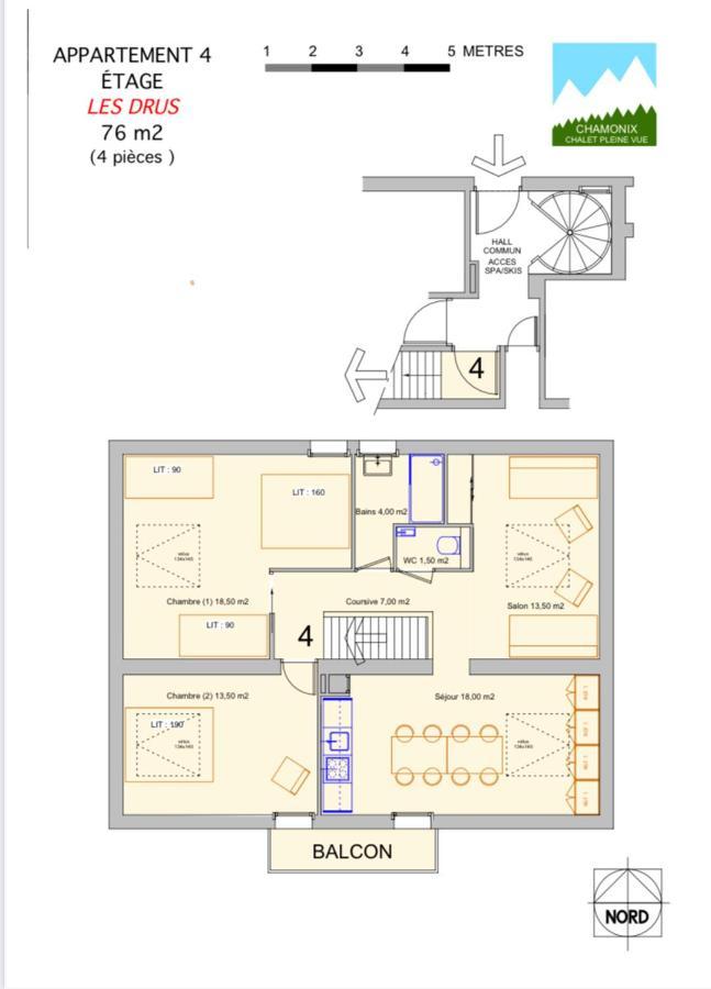 שאמוני Chalet Pleine Vue & Spa מראה חיצוני תמונה